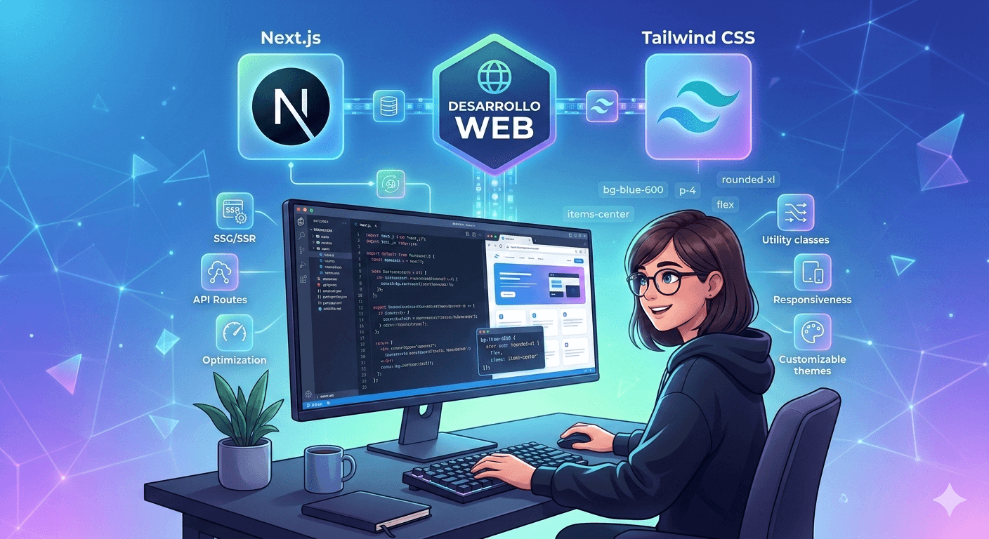 Desarrollo de Páginas Web Modernas con Next.js y Tailwind CSS